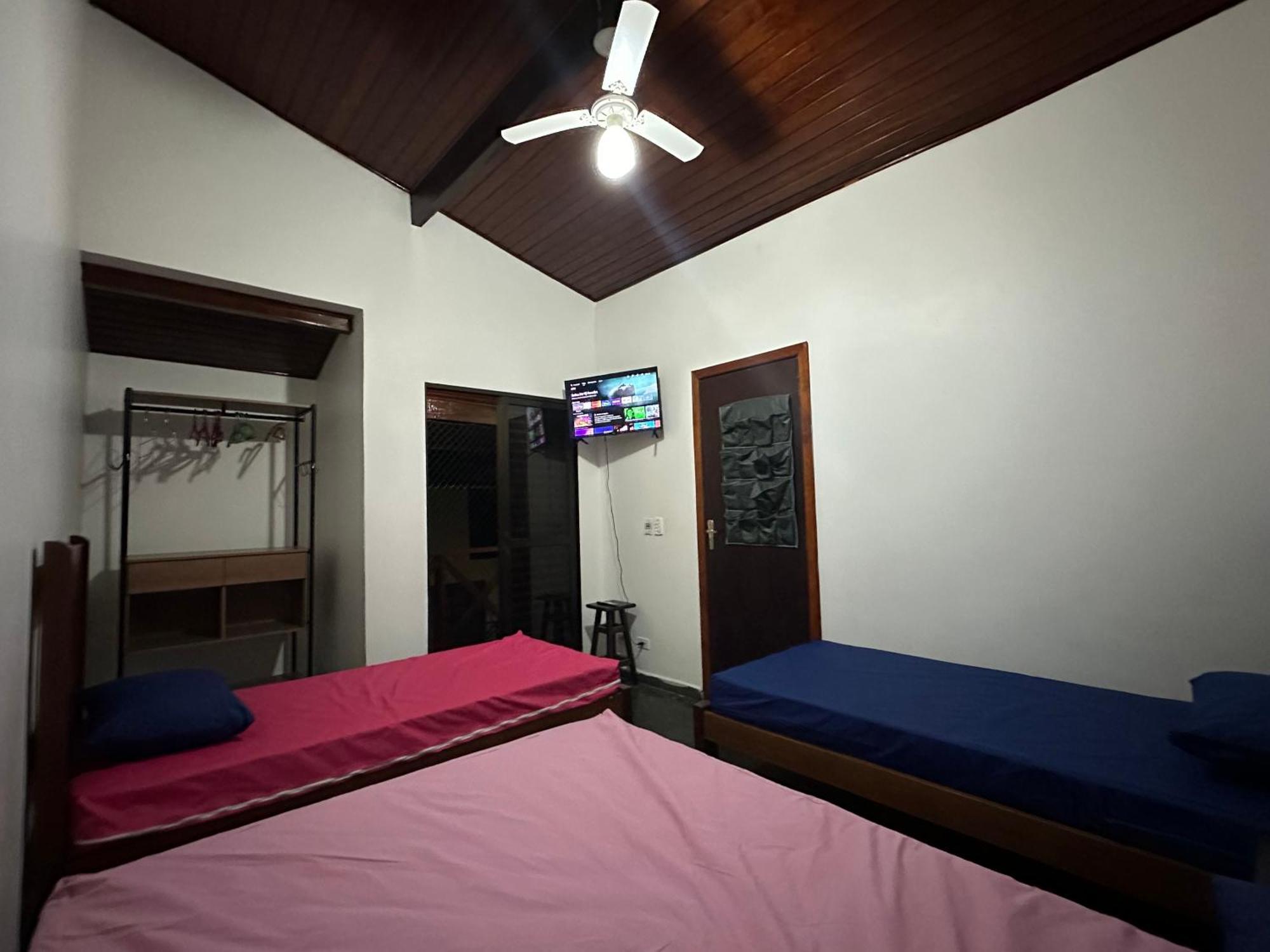 Triplex Piscina Churrasqueira Lava E Seca Wi-Fi E 2 Tvs Em Condominio Com 90M2 No Centro De Ubatuba Buitenkant foto